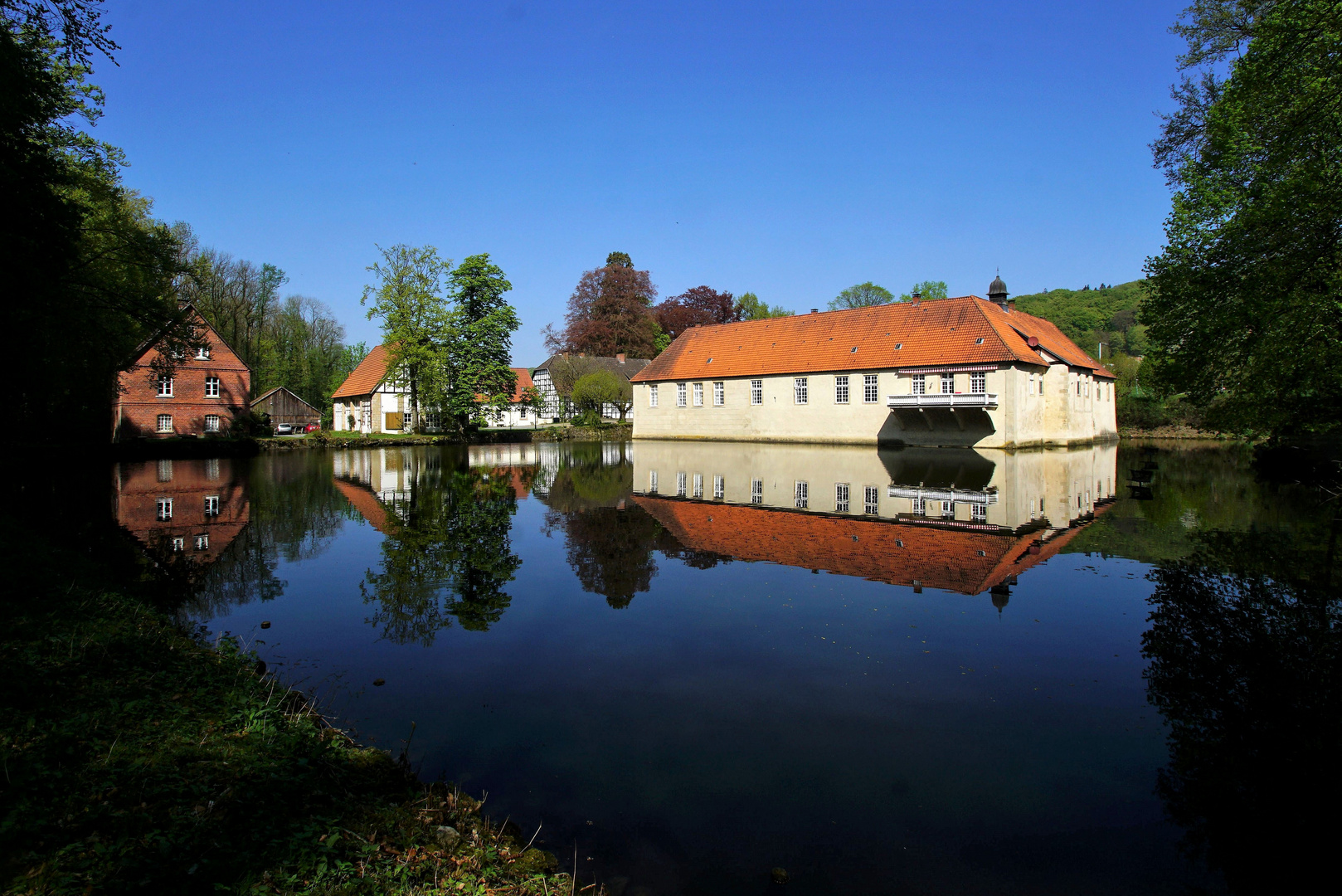 Wasserschloss Haus Marck, in Tecklenburg...