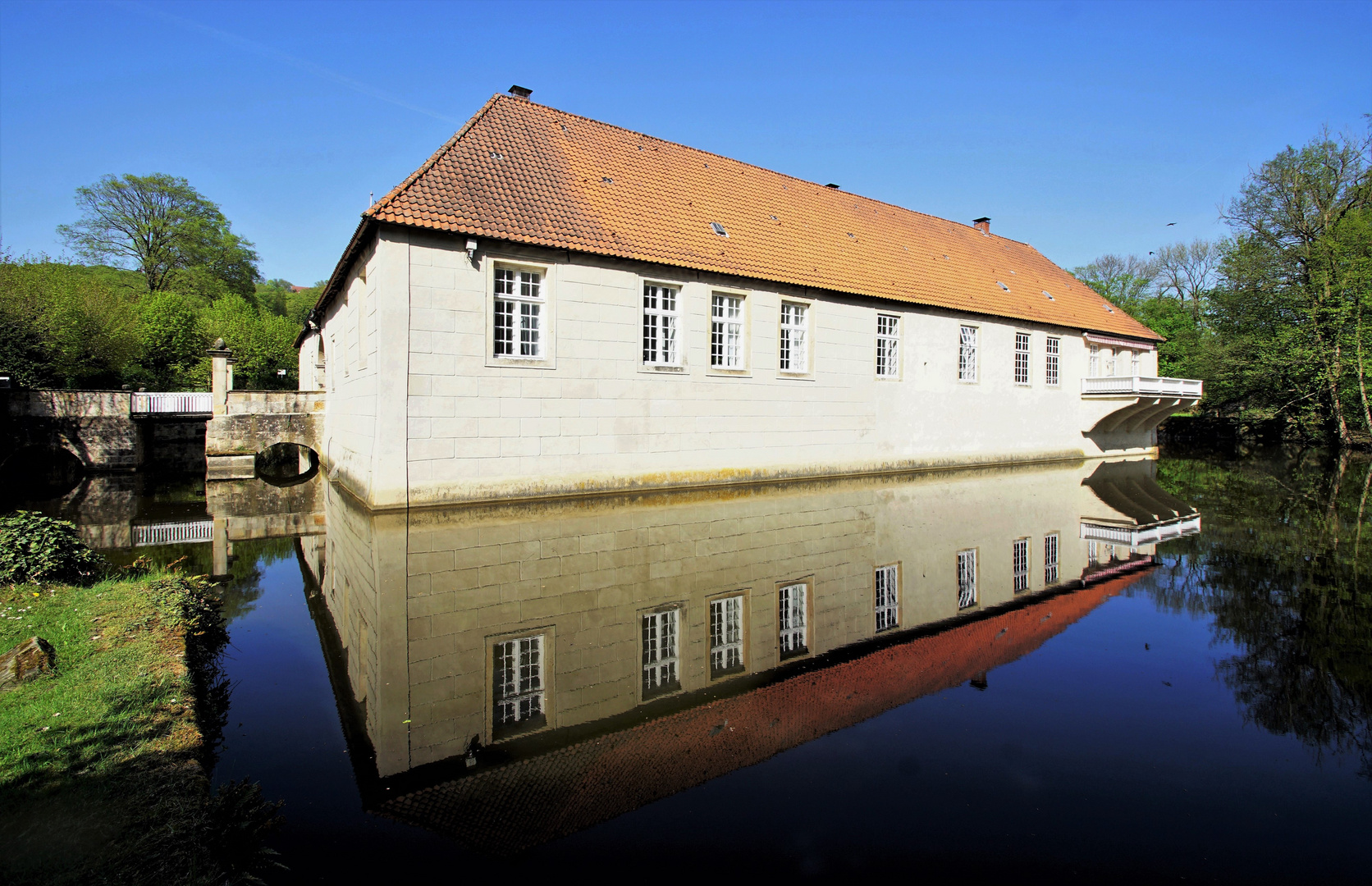 Wasserschloss Haus Marck, in Tecklenburg...