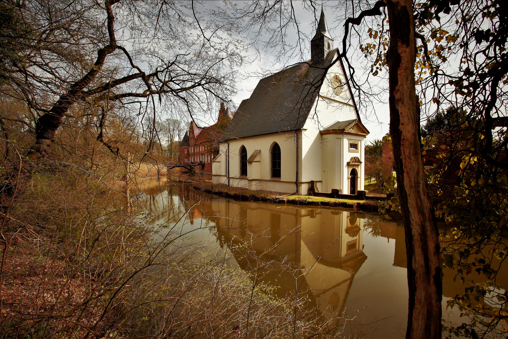 Wasserschloss Herten mit Schlosskapelle