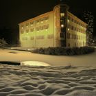 Wasserschloss im Winterschlaf