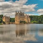 Wasserschloss in der Bretagne