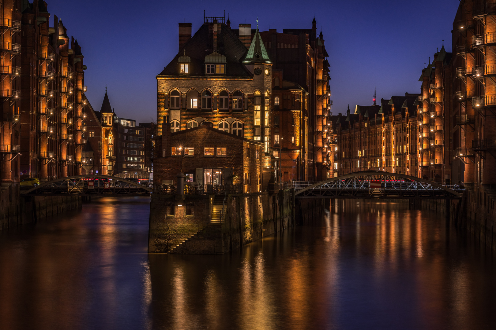 Wasserschloss in der Hamburger Speicherstadt