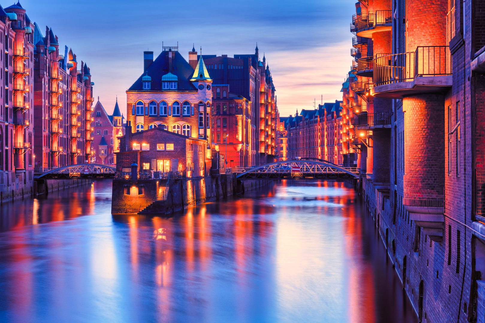 Wasserschloss in der Hamburger Speicherstadt