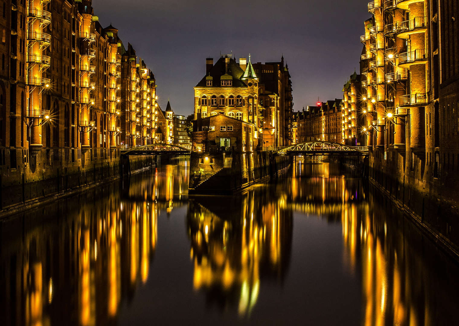 Wasserschloss in der Speicherstadt Hamburg 