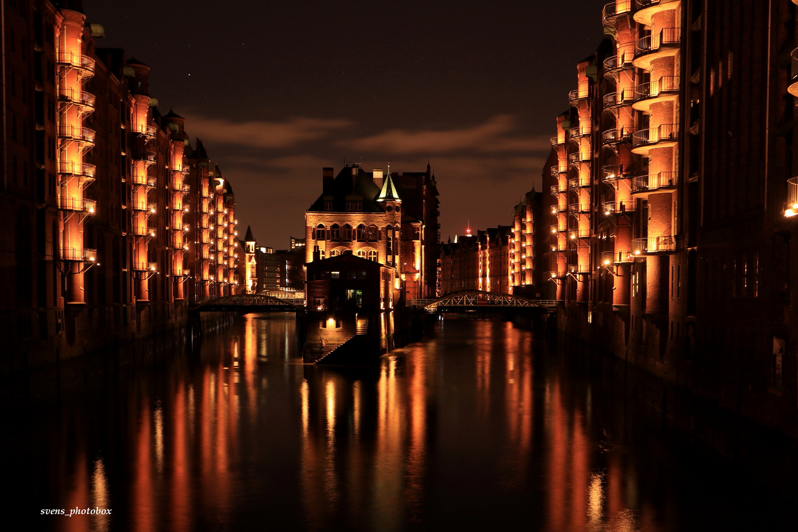 Wasserschloss in der Speicherstadt Hamburg 