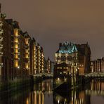 Wasserschloss in der Speicherstadt von Hamburg