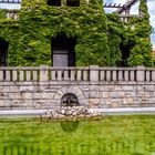 Wasserschloss in Wien Döbling, leider hinter Gittern.