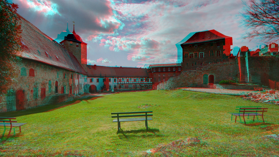 Wasserschloss Kapellendorf 1 [anaglyph]