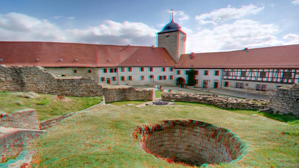 Wasserschloss Kapellendorf 2 [anaglyph]