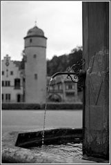 Wasserschloss Mespelbrunn - Brunnenblick