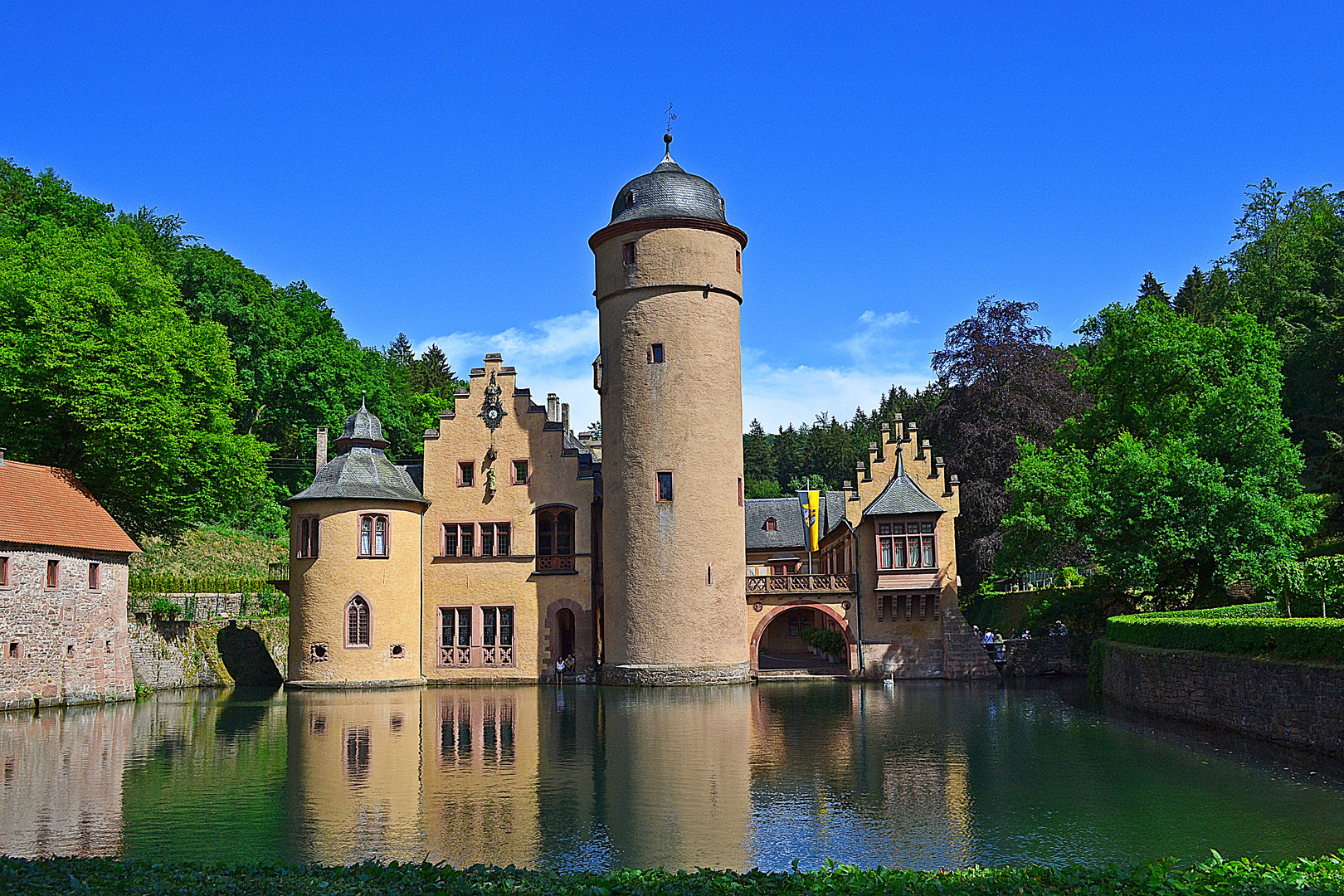 Wasserschloß Mespelbrunn im Spessart