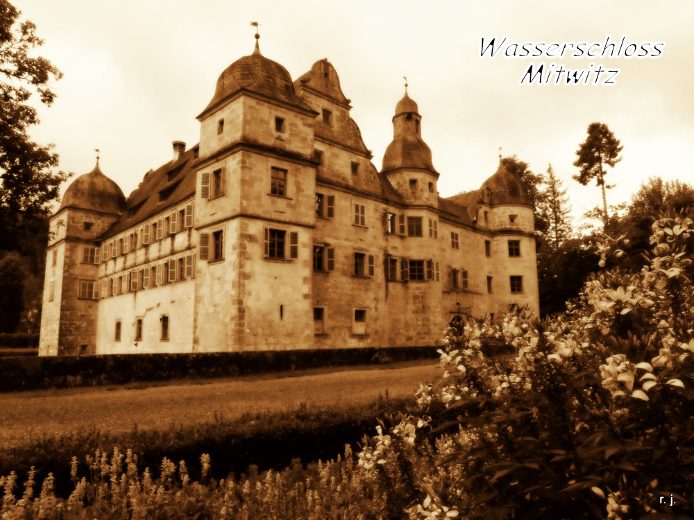 Wasserschloss Mitwitz / Hist.