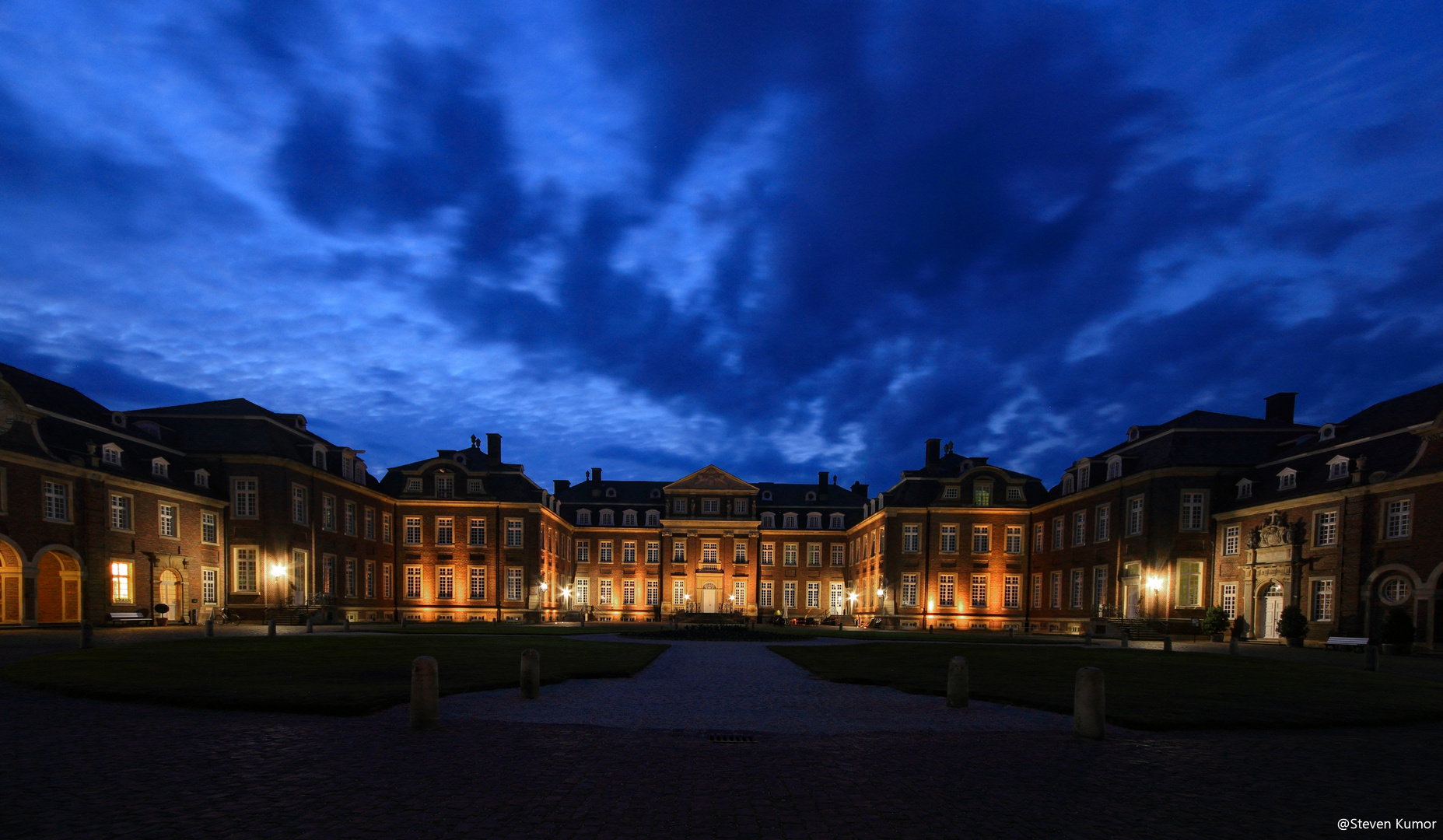 Wasserschloß Nordkirchen, der Innenhof