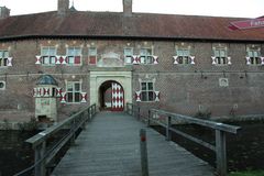 Wasserschloss Raesfeld  mit Vorhof 