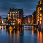 Wasserschloss Speicherstadt in Hamburg