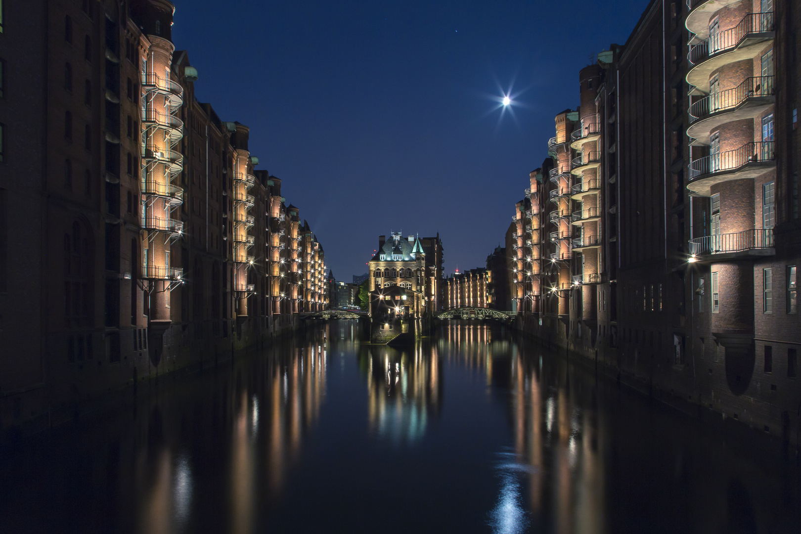 Wasserschloss Teehandelskontor, Speicherstadt, Hamburg