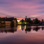 Wasserschloss und Patronarskirche von Flechtingen