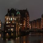 Wasserschloss und Teekontor in Speicherstadt (Hamburg)