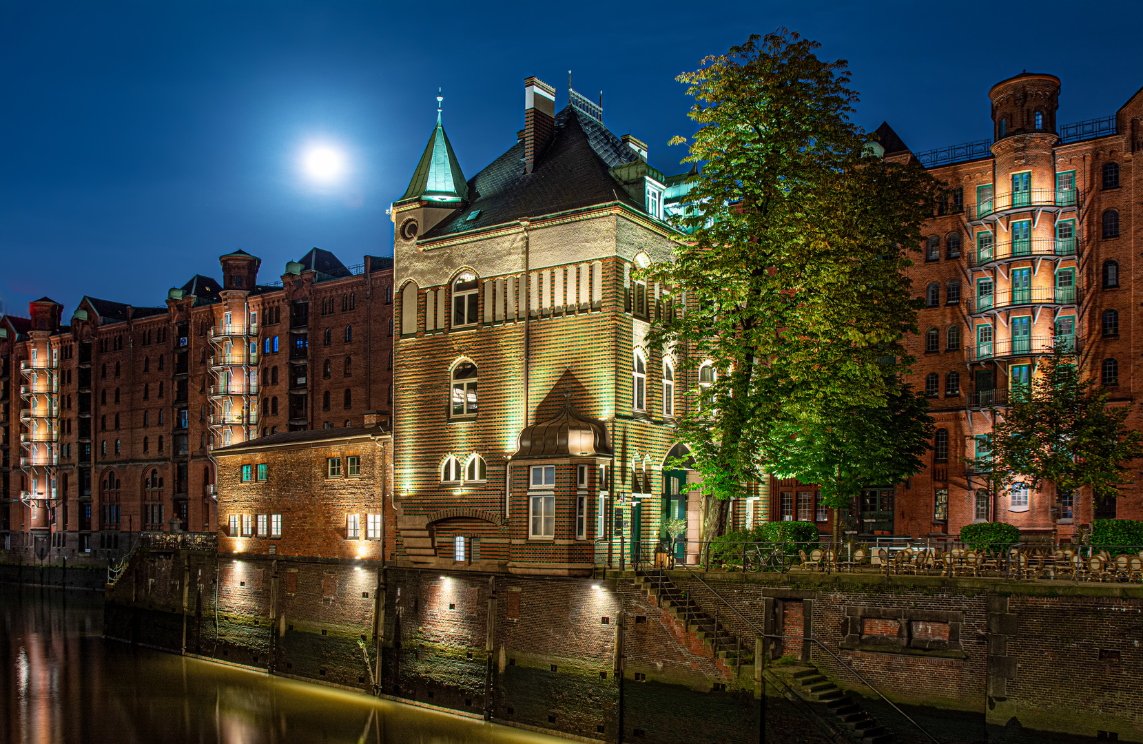 wasserschloss vollmond