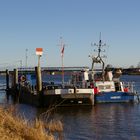 Wasserschutzpolizei in Lauenburg im Sonnenschein