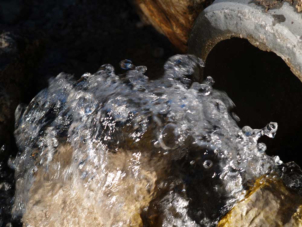 Wasserschwall im Gaistal