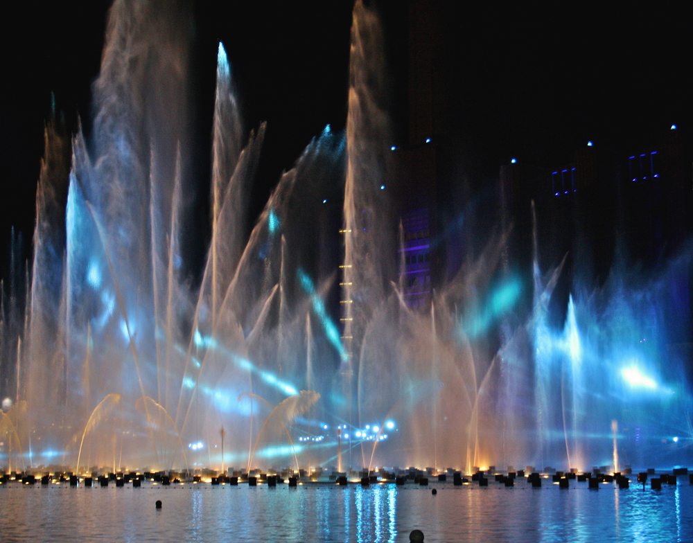 Wassershow in der Autostadt Wolfsburg