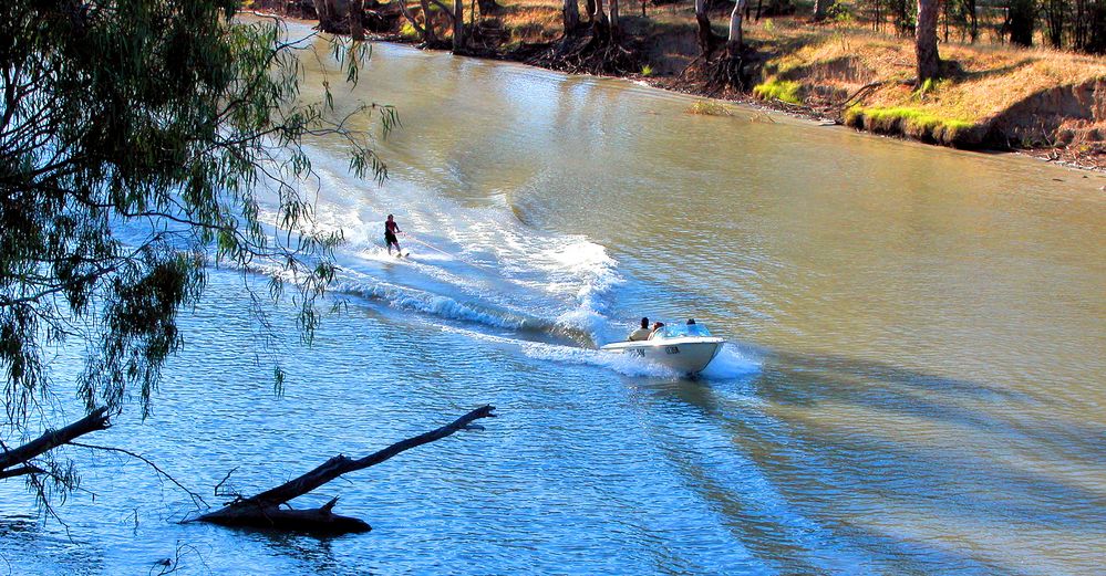 Wasserski auf dem Murrumbidgee River