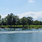 Wasserskilaufen auf dem Rhein.... 