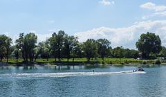 Wasserskilaufen auf dem Rhein.... 