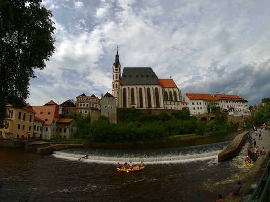 Wasserspaß in CZ-Krumau