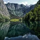 Wasserspiegelung am Obersee bei Berchtesgaden