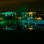 Wasserspiegelung am Wissenschaftspark Gelsenkirchen 