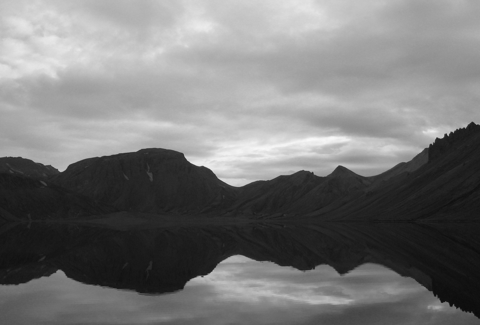 Wasserspiegelung Island