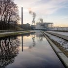 Wasserspiegelungen in den Wassergärten Landsweiler-Reden (Saarland)