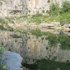 Wasserspieglung Ardeche`` Caynon Südfrankreich July 2013