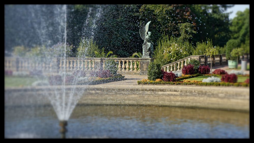 Wasserspiel an der Orangerie in Potsdam, Sanssouci