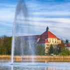 Wasserspiel an Nachmittag