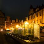 Wasserspiel auf dem Rynek