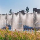 Wasserspiel im Gegenlicht