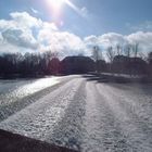 Wasserspiel im Gegenlicht