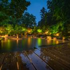 Wasserspiel im Japangarten