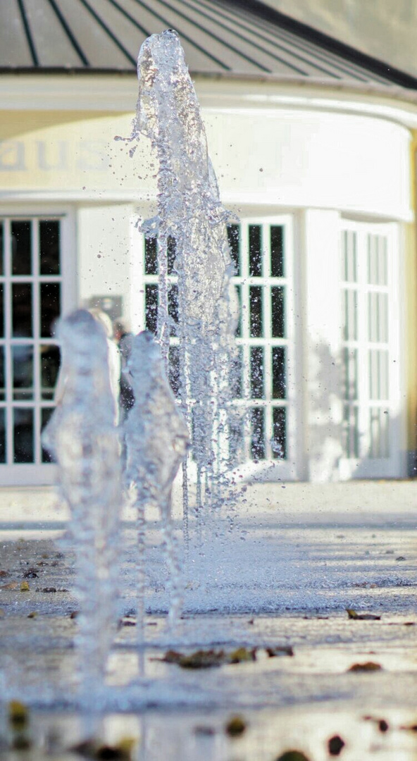 Wasserspiel im Oktober 2015