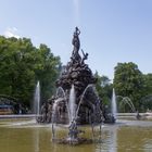 Wasserspiel im Schlosspark Herrenchiemsee