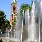 Wasserspiel im Zentrum der Stadt.