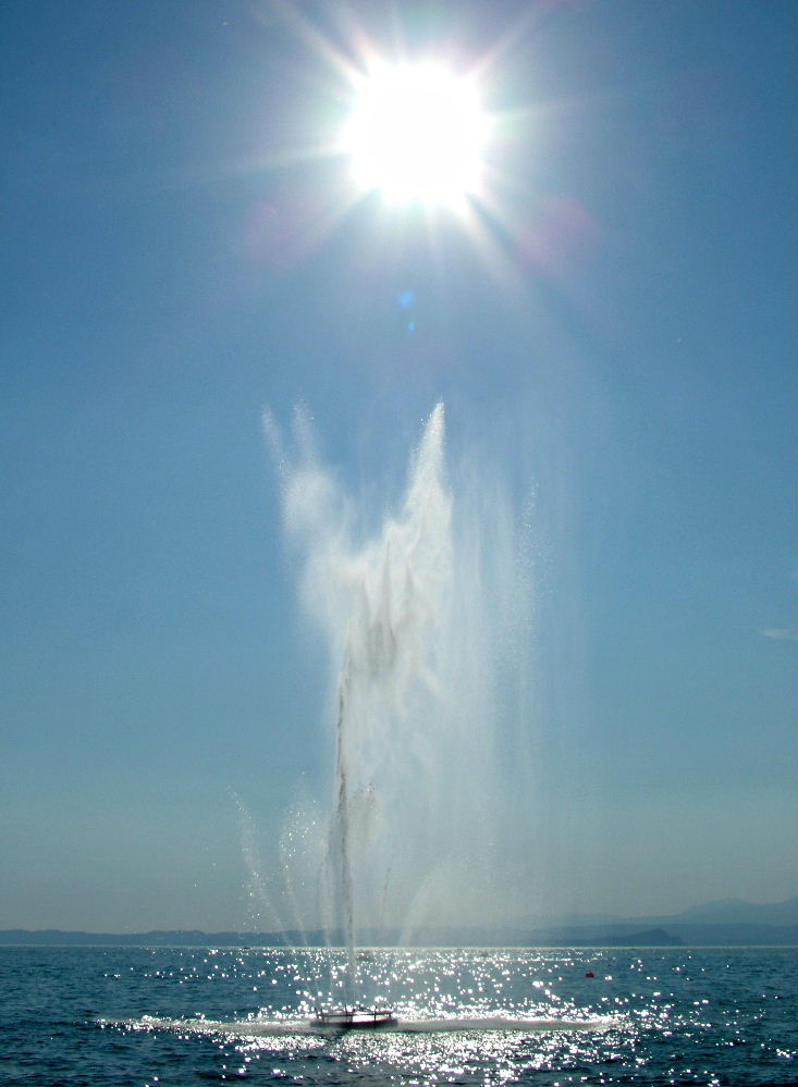 Wasserspiel in Bardolino