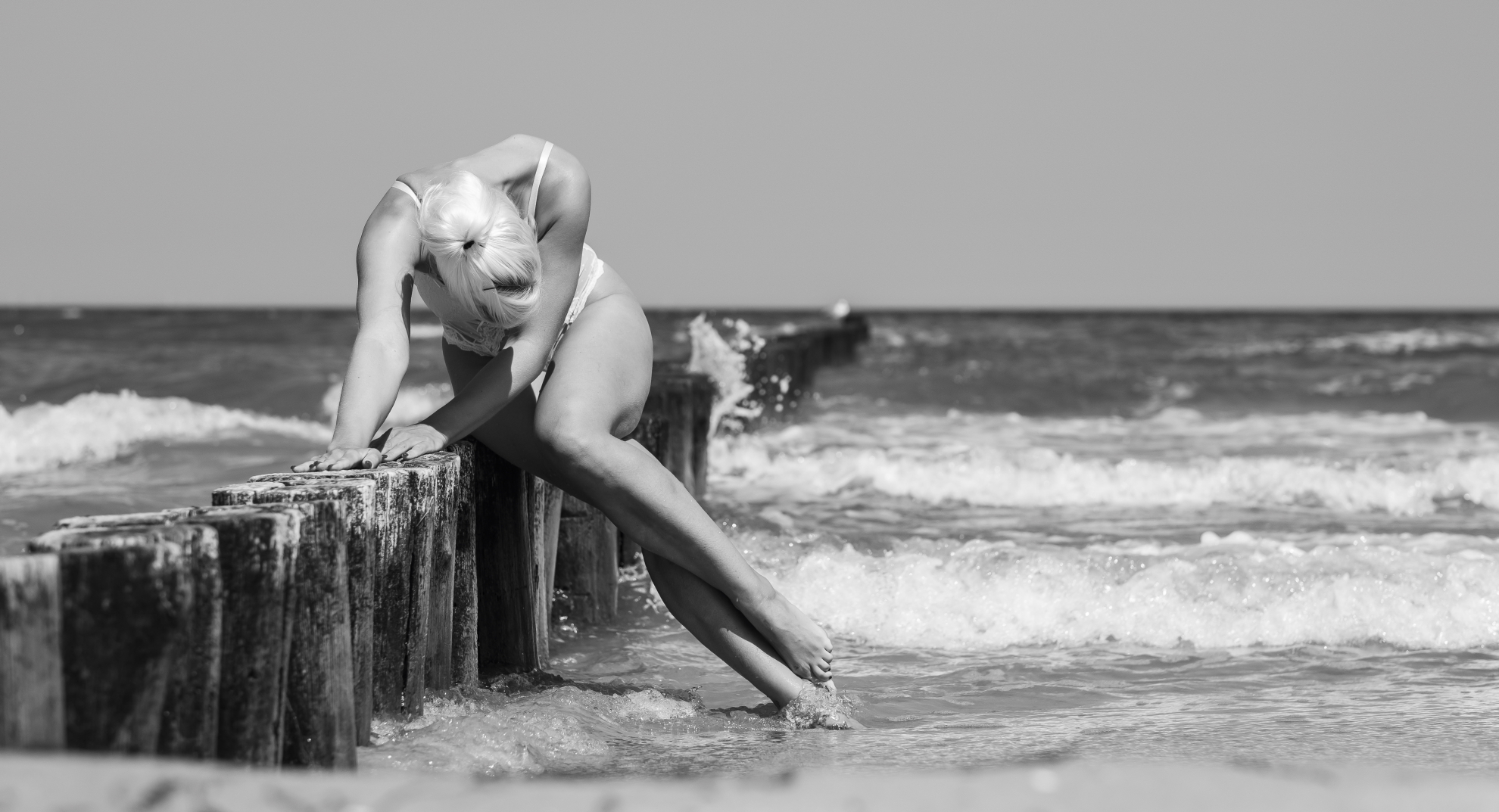 Wasserspiel in der Ostsee ...