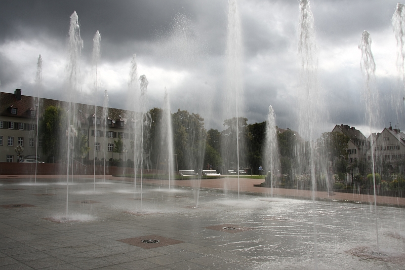 Wasserspiel in Freudenstadt (1)