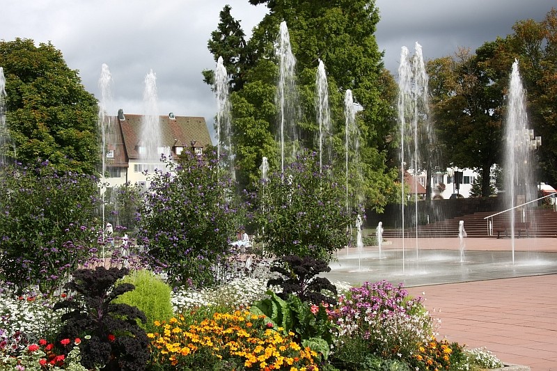 Wasserspiel in Freudenstadt (2)