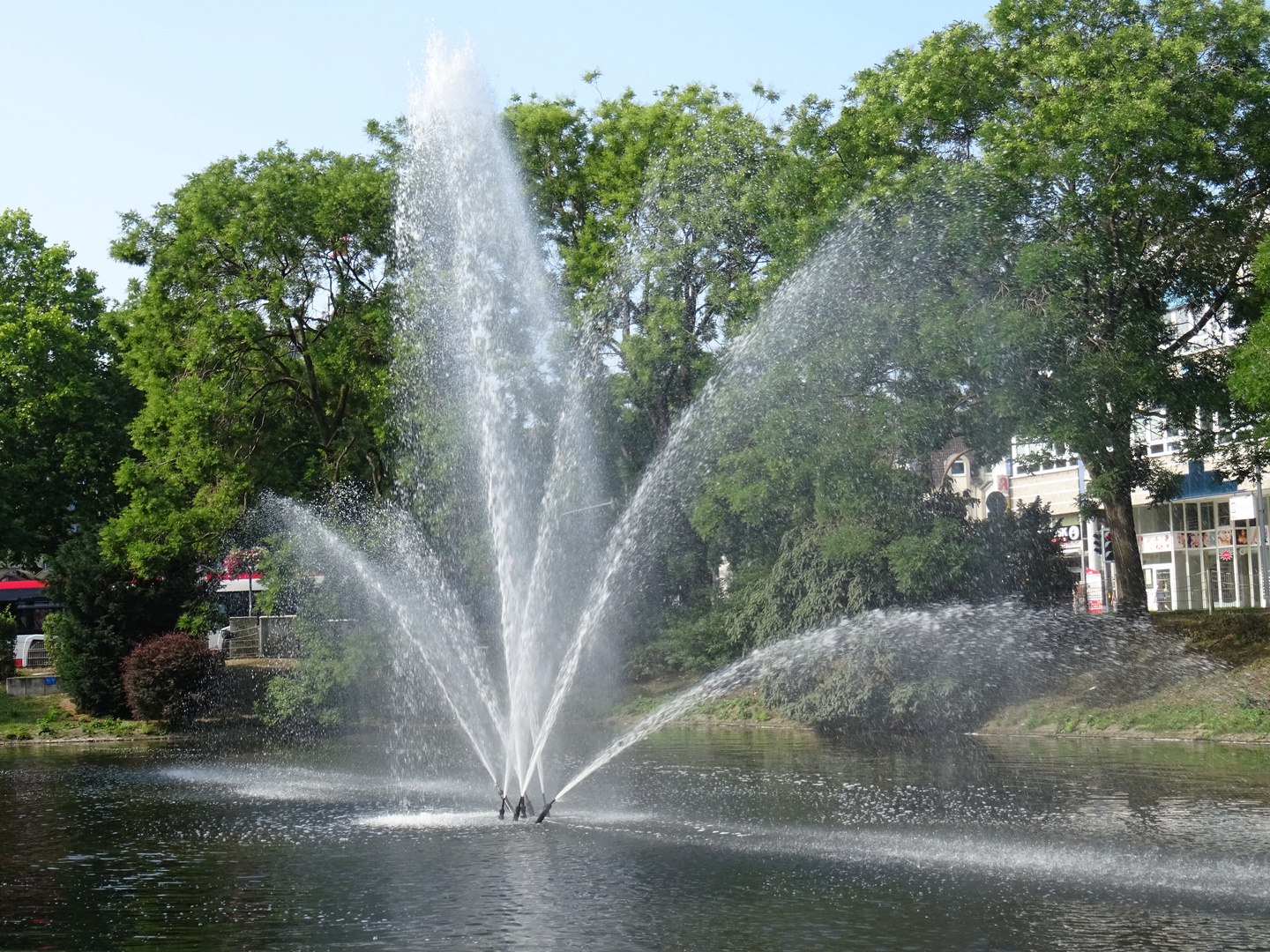 Wasserspiel in Moers