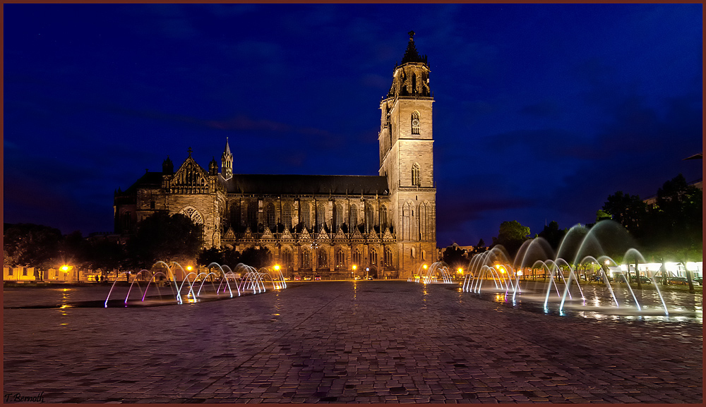 Wasserspiele am Dom